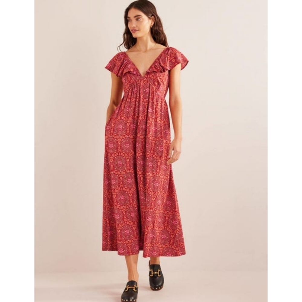 Boden Red Maxi Dress